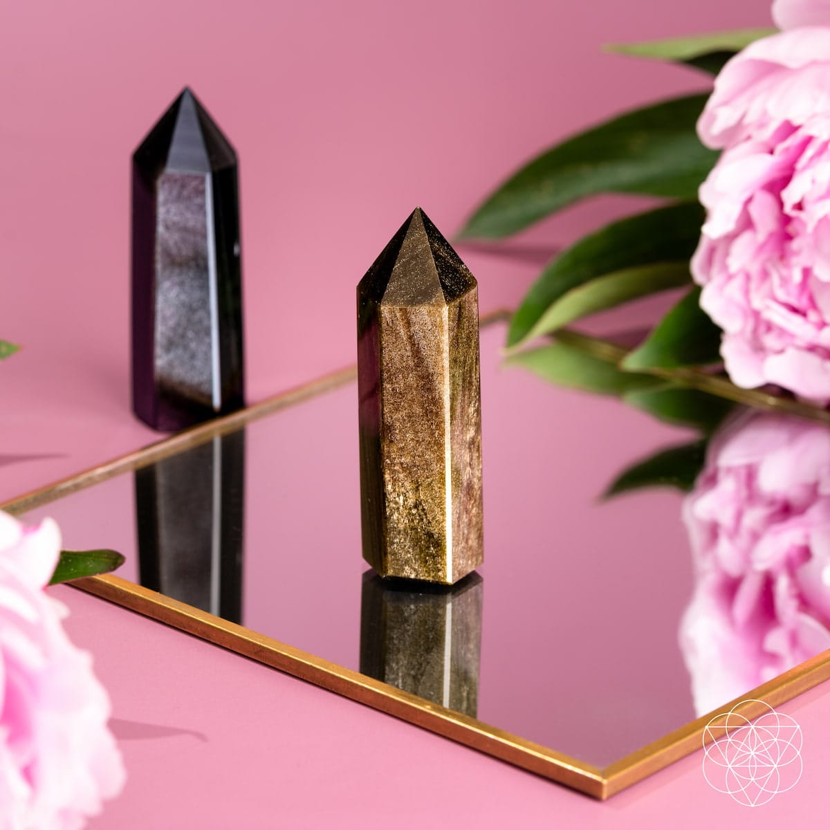 The Upper Hand – Gold & Silver Sheen Obsidian Points - A-1 Thread Vault
