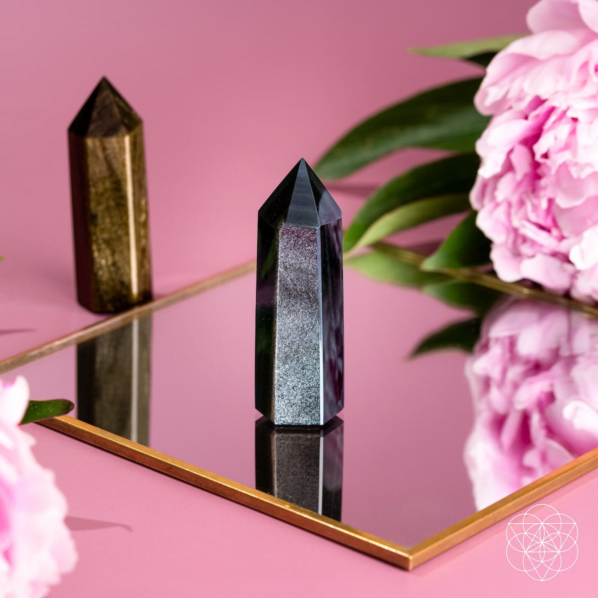 The Upper Hand – Gold & Silver Sheen Obsidian Points - A-1 Thread Vault