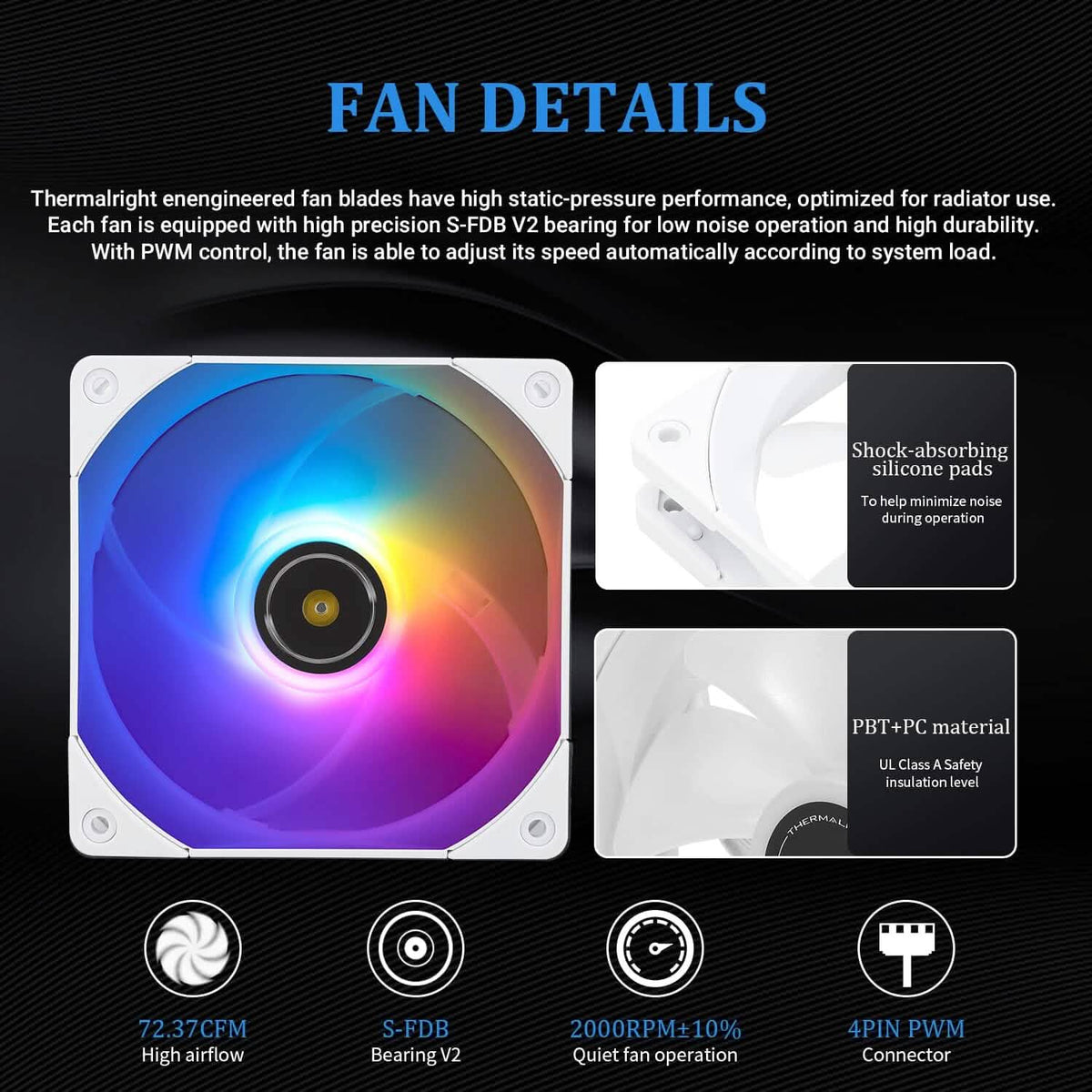 Thermalright Frozen Notte 360 White ARGB Water Cooling CPU Cooler (Refurbished) - A-1 Thread Vault