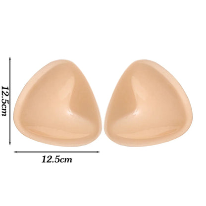 Thicken Chest Push Up Sticky Bra Double Sided Women Swimsuit Bikini Removeable Silicone Self-adhesive Cup Enhancer Chest Pad - A-1 Thread Vault