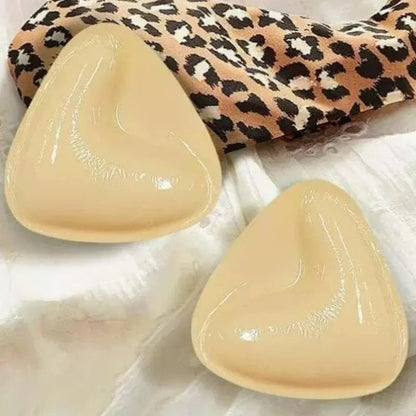 Thicken Chest Push Up Sticky Bra Double Sided Women Swimsuit Bikini Removeable Silicone Self-adhesive Cup Enhancer Chest Pad - A-1 Thread Vault