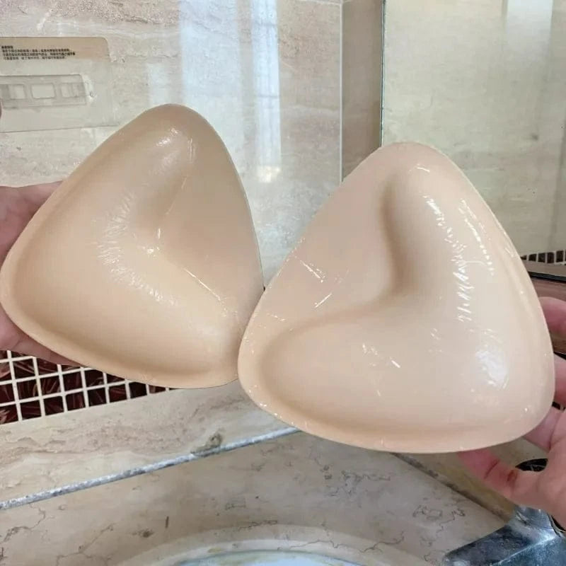 Thicken Chest Push Up Sticky Bra Double Sided Women Swimsuit Bikini Removeable Silicone Self-adhesive Cup Enhancer Chest Pad - A-1 Thread Vault