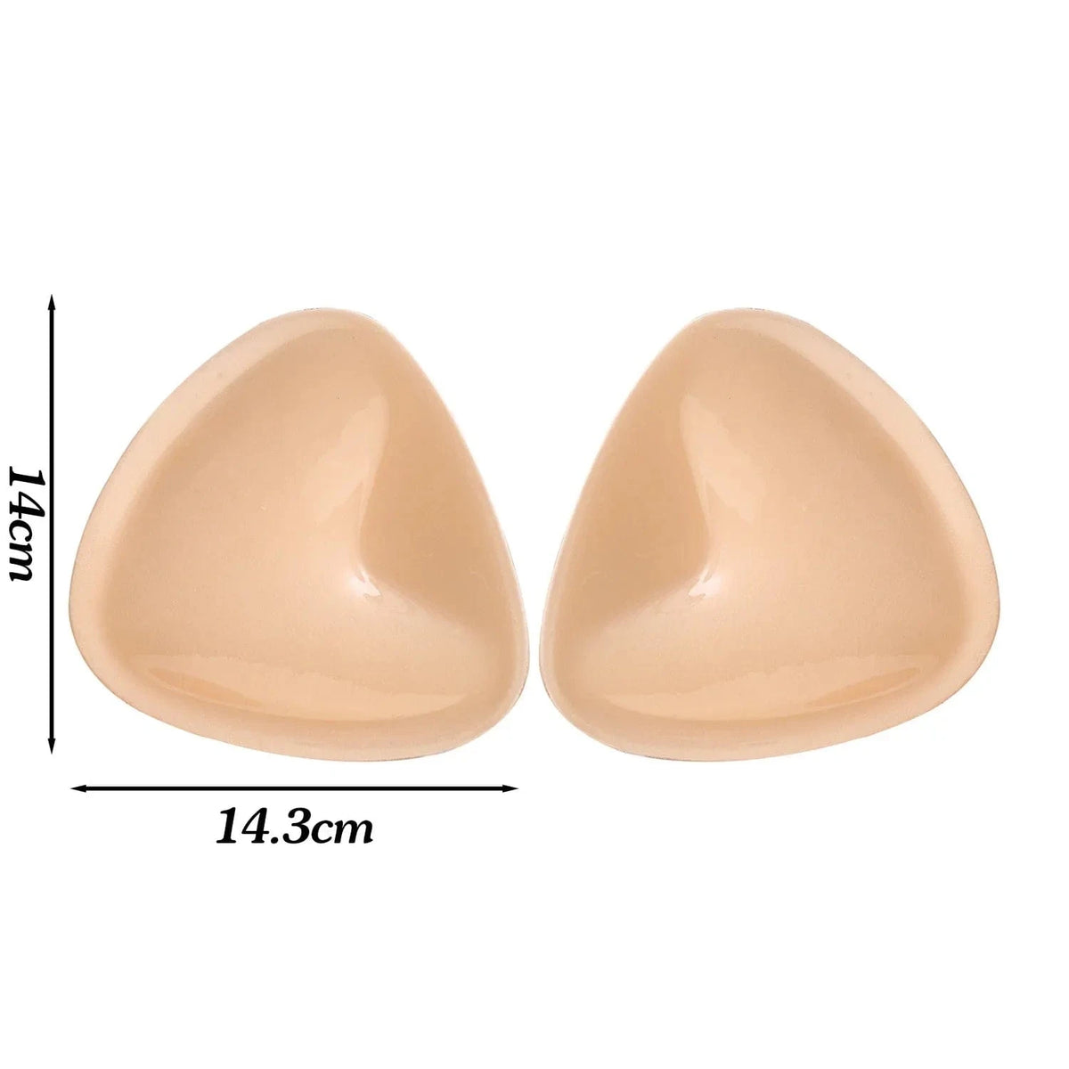 Thicken Chest Push Up Sticky Bra Double Sided Women Swimsuit Bikini Removeable Silicone Self-adhesive Cup Enhancer Chest Pad - A-1 Thread Vault