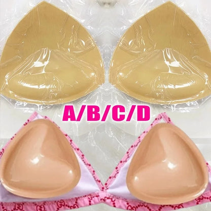 Thicken Chest Push Up Sticky Bra Double Sided Women Swimsuit Bikini Removeable Silicone Self-adhesive Cup Enhancer Chest Pad - A-1 Thread Vault