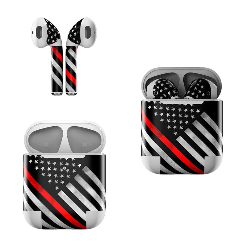 Thin Red Line Hero - Apple AirPods Skin - A-1 Thread Vault