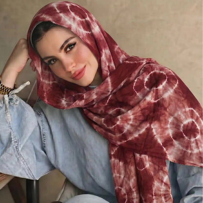 Tie-Dye Hijab Scarf(MH232) - A-1 Thread Vault