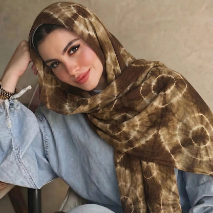 Tie-Dye Hijab Scarf(MH232) - A-1 Thread Vault