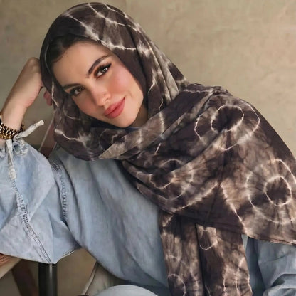 Tie-Dye Hijab Scarf(MH232) - A-1 Thread Vault