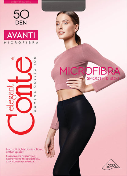 Tights Conte Avanti 50 Den - Microfibra Opaque - A-1 Thread Vault