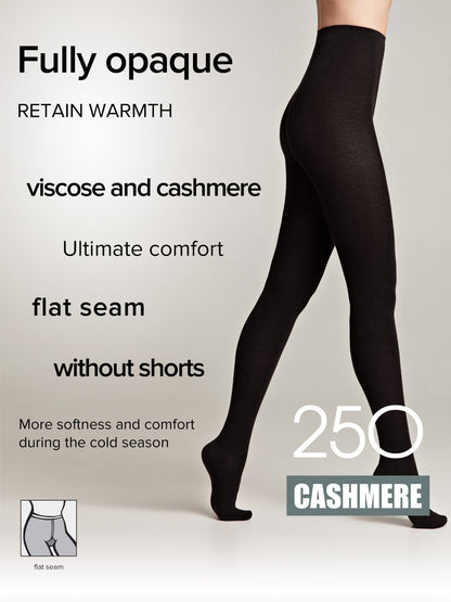 Tights Conte Cashmere 250 Den - Warm Opaque - A-1 Thread Vault