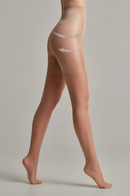 Tights Conte Control 40 Den - Ultra Slimming - A-1 Thread Vault