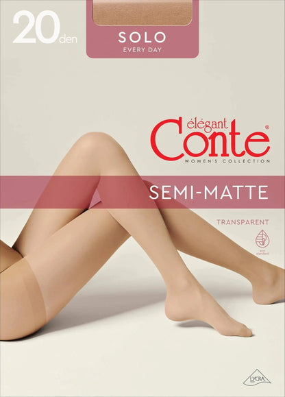 Tights Conte Solo 20 Den - Classic Pantyhose - A-1 Thread Vault