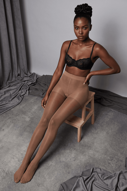 Tights Conte Tango 40 Den - Sheer to Waist Satin Shine - A-1 Thread Vault