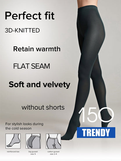 Tights Conte Trendy 150 Den - Microfiber 3D effect - A-1 Thread Vault