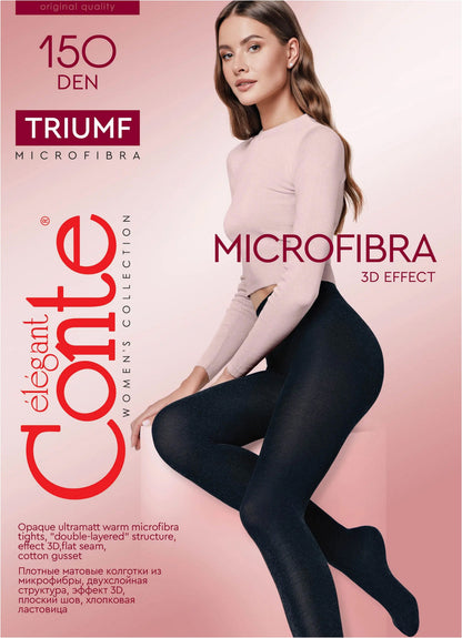 Tights Conte Triumf 150 Den - Warm Opaque Microfiber - A-1 Thread Vault