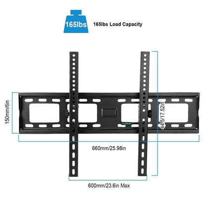 Tilt TV Wall Mount Bracket for 37"-70" LED/LCD/PLASMA Flat TV - A-1 Thread Vault