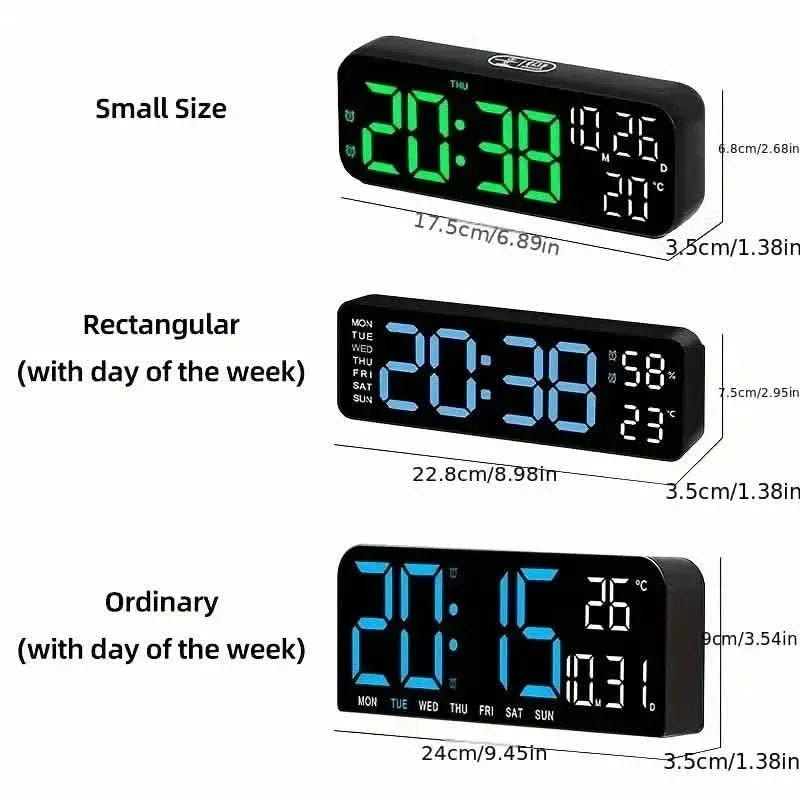 TIMESS Large Display LED Digital Alarm Clock - A-1 Thread Vault
