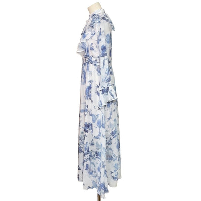 Toile de Jouy Print Ruffle Maxi Dress(MS422) - A-1 Thread Vault