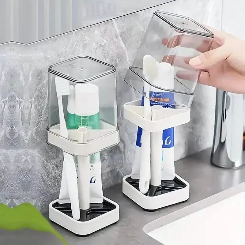 Toothbrush Holder With Gargle Cup - A-1 Thread Vault