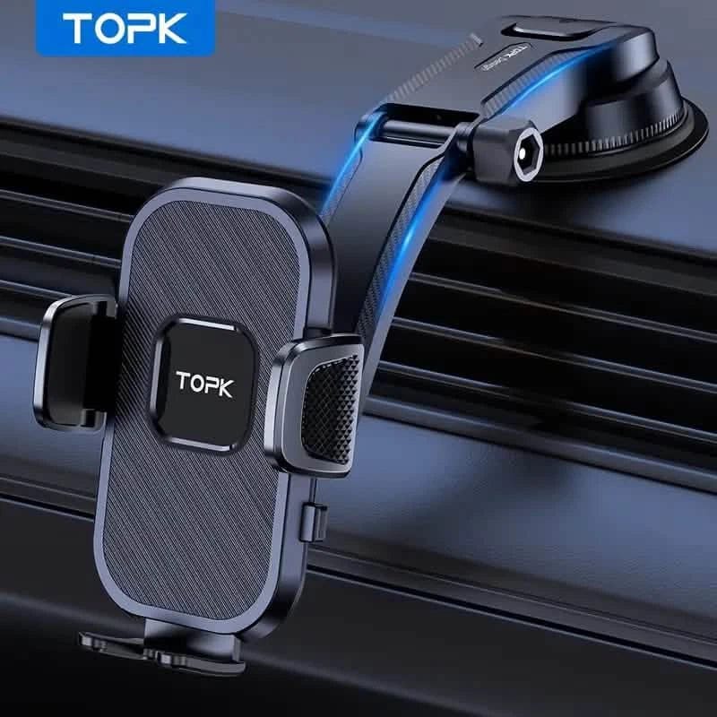 TOPK D38C Car Phone Holder – Adjustable Dashboard Mount - A-1 Thread Vault