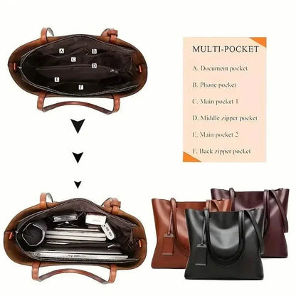 Tote Bags for Women Large Capacity Bucket Handbag - A-1 Thread Vault