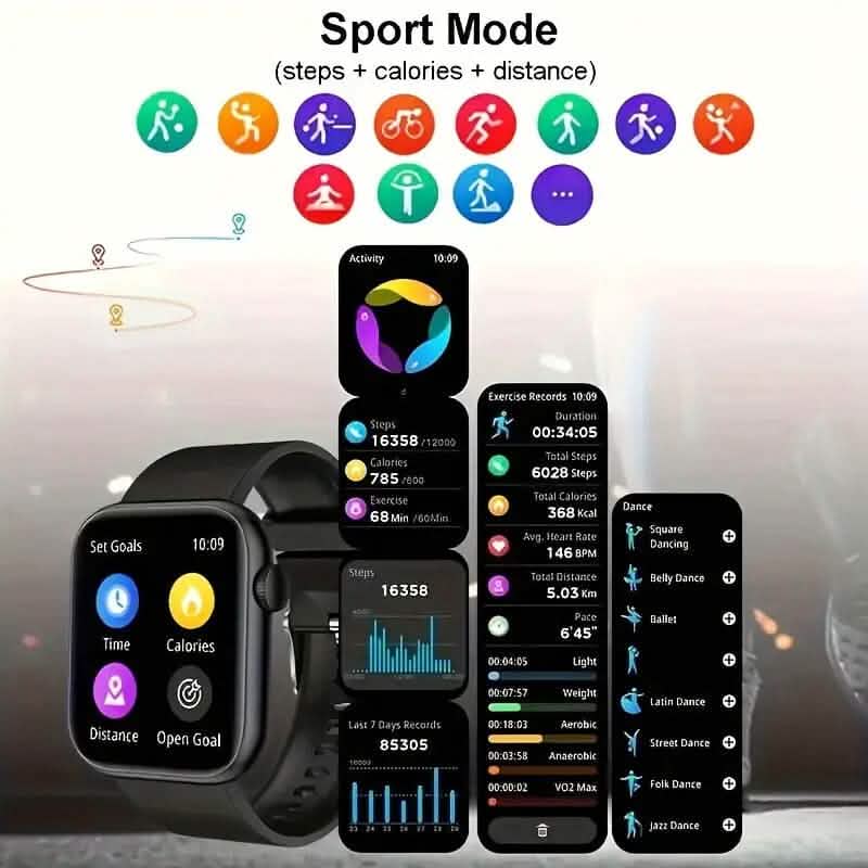 Touch Screen Dual Band Smartwatch - A-1 Thread Vault