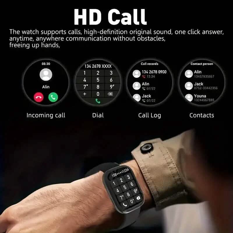 Touch Screen Dual Band Smartwatch - A-1 Thread Vault
