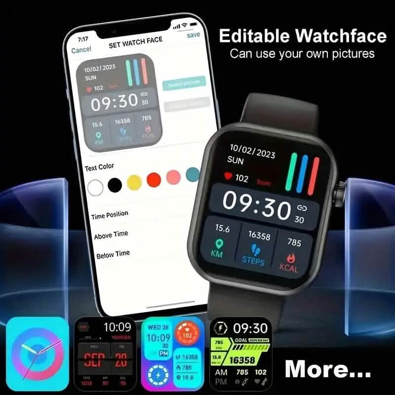Touch Screen Dual Band Smartwatch - A-1 Thread Vault