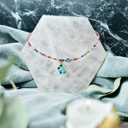 Tourmaline Anklet of Hope - A-1 Thread Vault