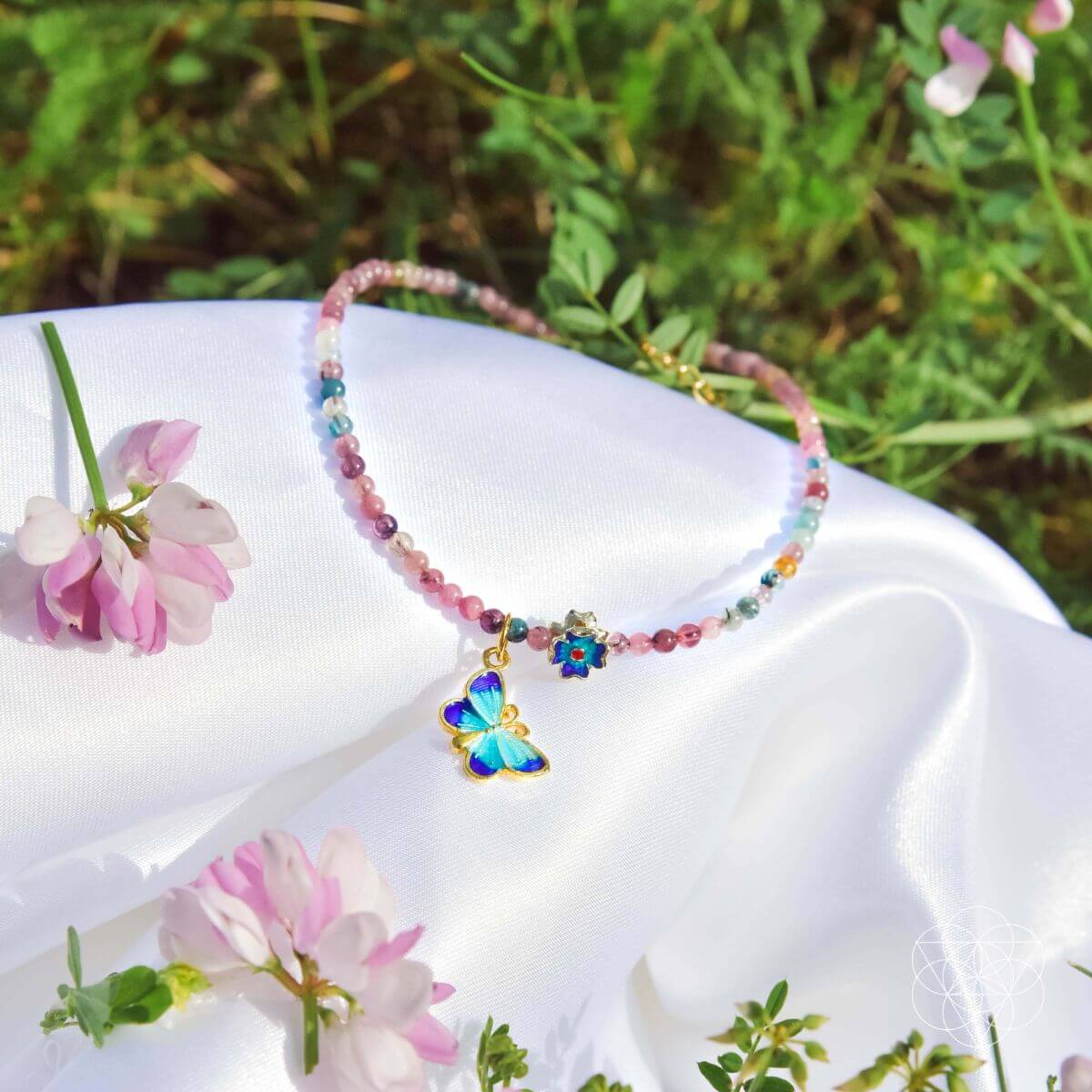 Tourmaline Anklet of Hope - A-1 Thread Vault
