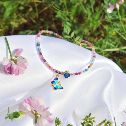 Tourmaline Anklet of Hope - A-1 Thread Vault