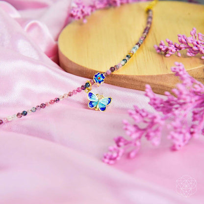 Tourmaline Anklet of Hope - A-1 Thread Vault