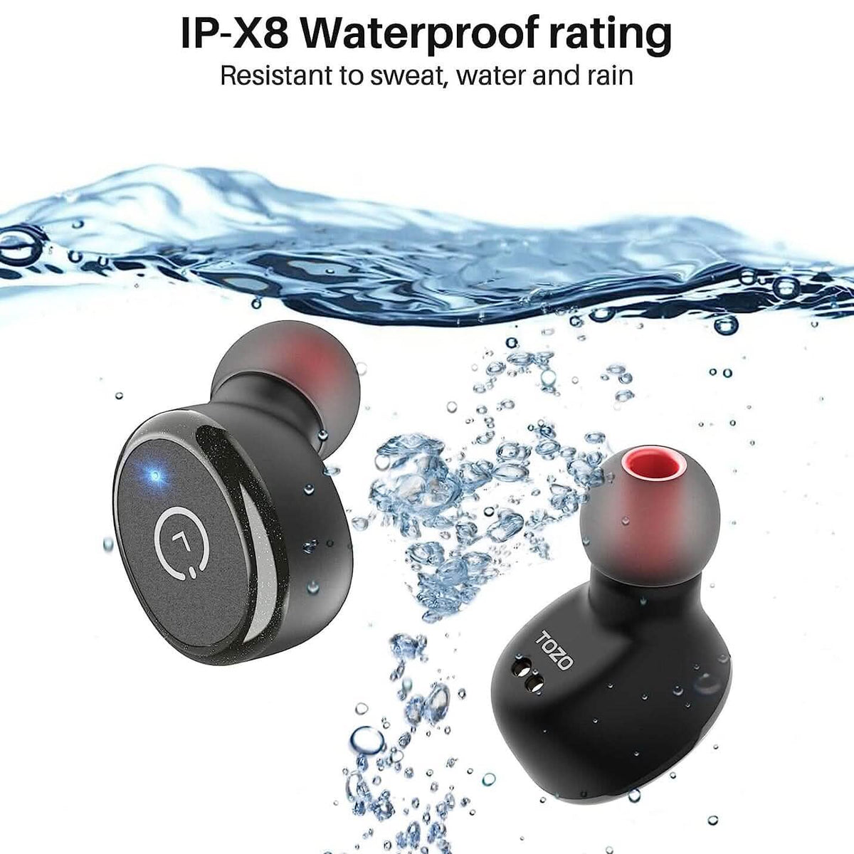 TOZO T10 Bluetooth 5.3 Wireless Earbuds (Refurbished) - A-1 Thread Vault