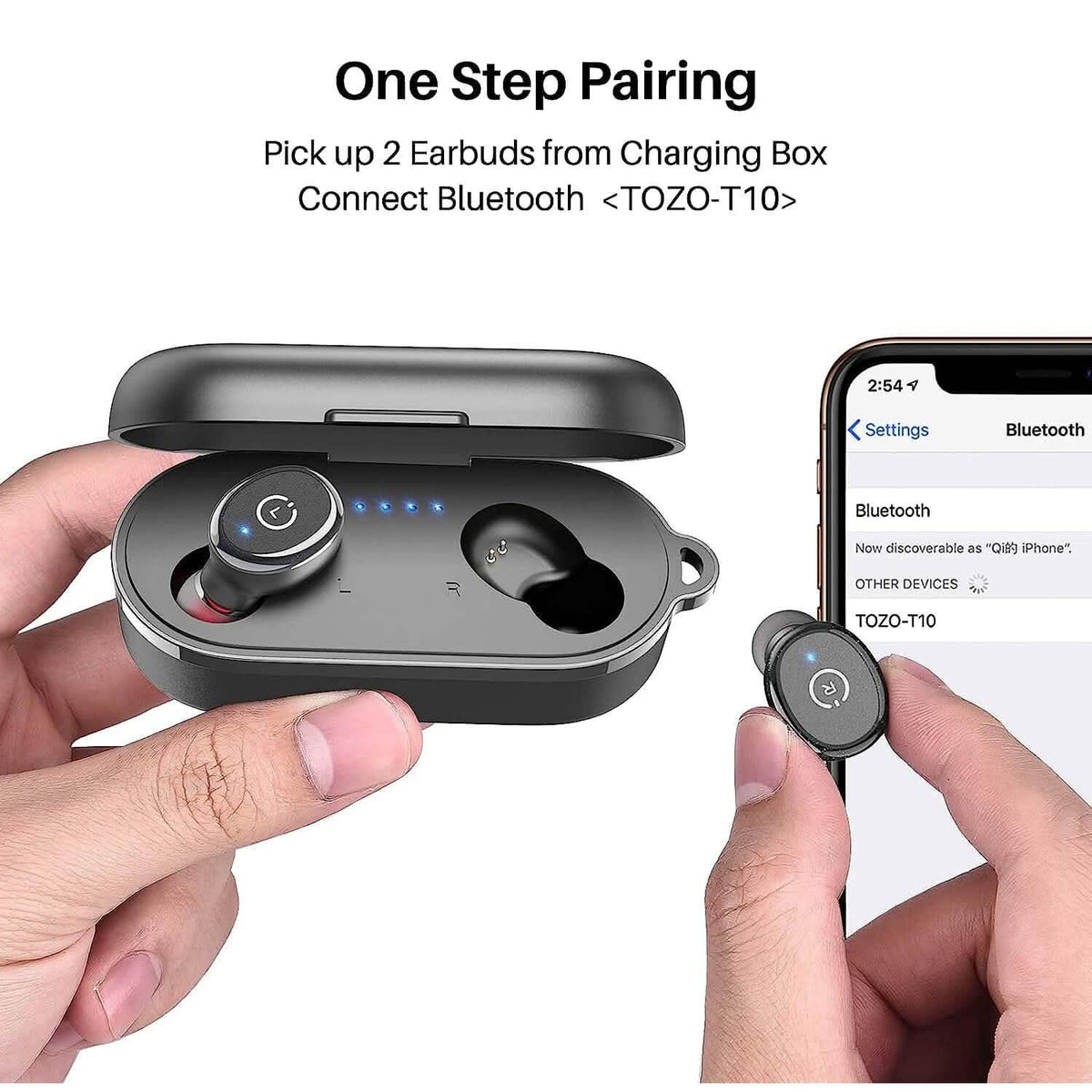 TOZO T10 Bluetooth 5.3 Wireless Earbuds (Refurbished) - A-1 Thread Vault