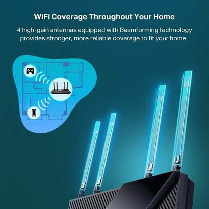 TP-Link AX3000 WiFi 6 Router (Refurbished) - A-1 Thread Vault