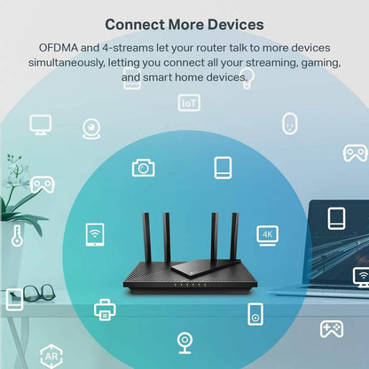 TP-Link AX3000 WiFi 6 Router (Refurbished) - A-1 Thread Vault