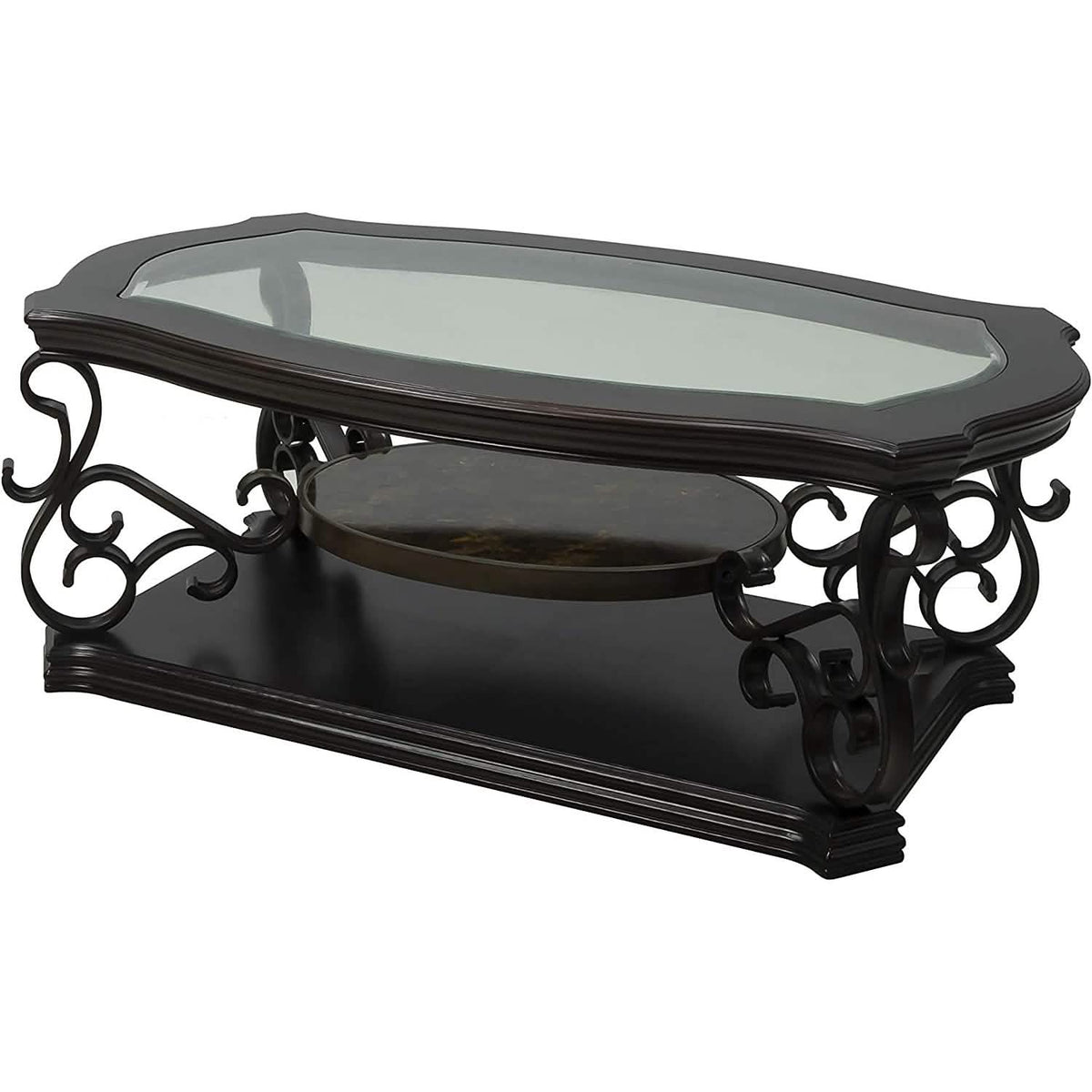 Traditional Coffee Table Accent Cocktail Table - A-1 Thread Vault