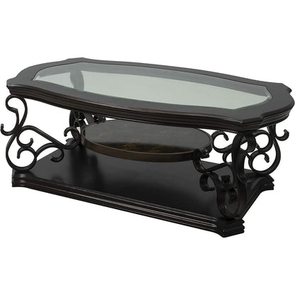 Traditional Coffee Table Accent Cocktail Table - A-1 Thread Vault