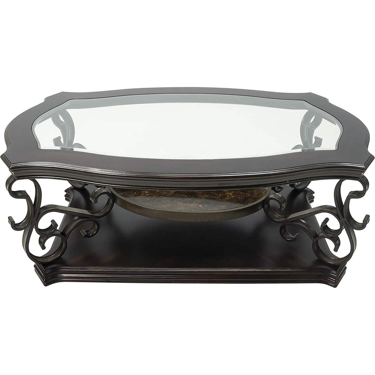 Traditional Coffee Table Accent Cocktail Table - A-1 Thread Vault