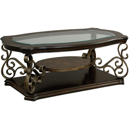 Traditional Coffee Table Accent Cocktail Table - A-1 Thread Vault