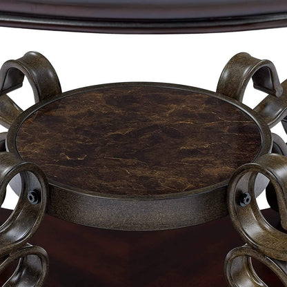 Traditional End Table Accent Bedside Nightstand - A-1 Thread Vault