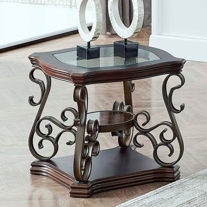 Traditional End Table Accent Bedside Nightstand - A-1 Thread Vault