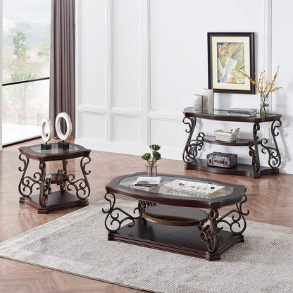Traditional End Table Accent Bedside Nightstand - A-1 Thread Vault