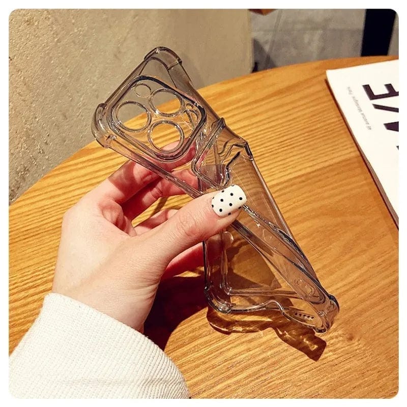 Transparent Card Slot Bag Holder iPhone Case - A-1 Thread Vault