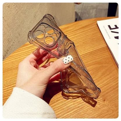 Transparent Card Slot Bag Holder iPhone Case - A-1 Thread Vault
