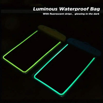 Transparent Luminous Phone Dry Bag - A-1 Thread Vault