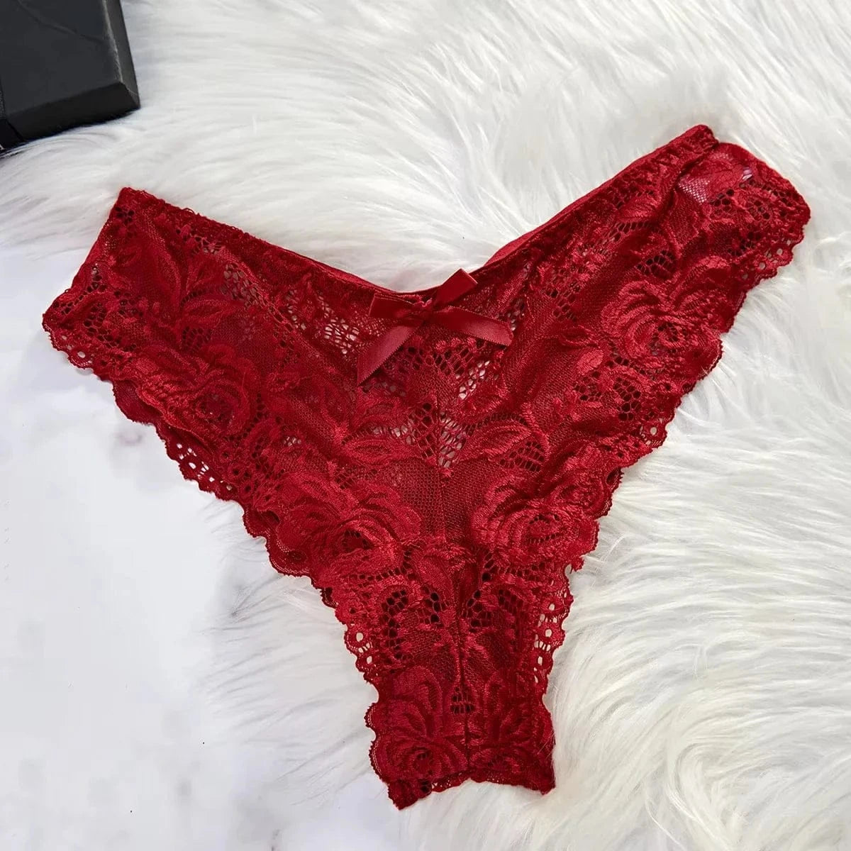 Transparent Red Sexy Lingerie Women's Underwear See Through Sleepwear Lace Nightdress And Panty Pijamas Sets Female Sexy Nighty - A-1 Thread Vault