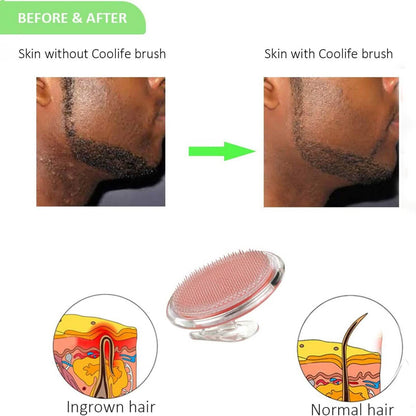 Transparent Silicone Shampoo Brush Scalp Massager Smoothing Comb - A-1 Thread Vault