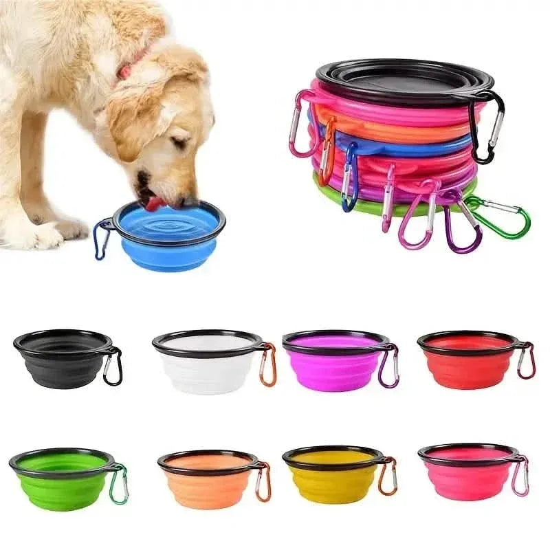 Travel-Friendly Pet Bowl - Durable TPR, Foldable & Chew-Resistant for Dogs & Cats - A-1 Thread Vault