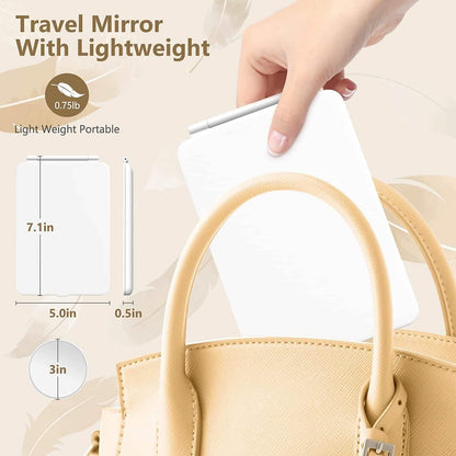 Travel Makeup Mirror with 10X Magnifying Mirror - A-1 Thread Vault